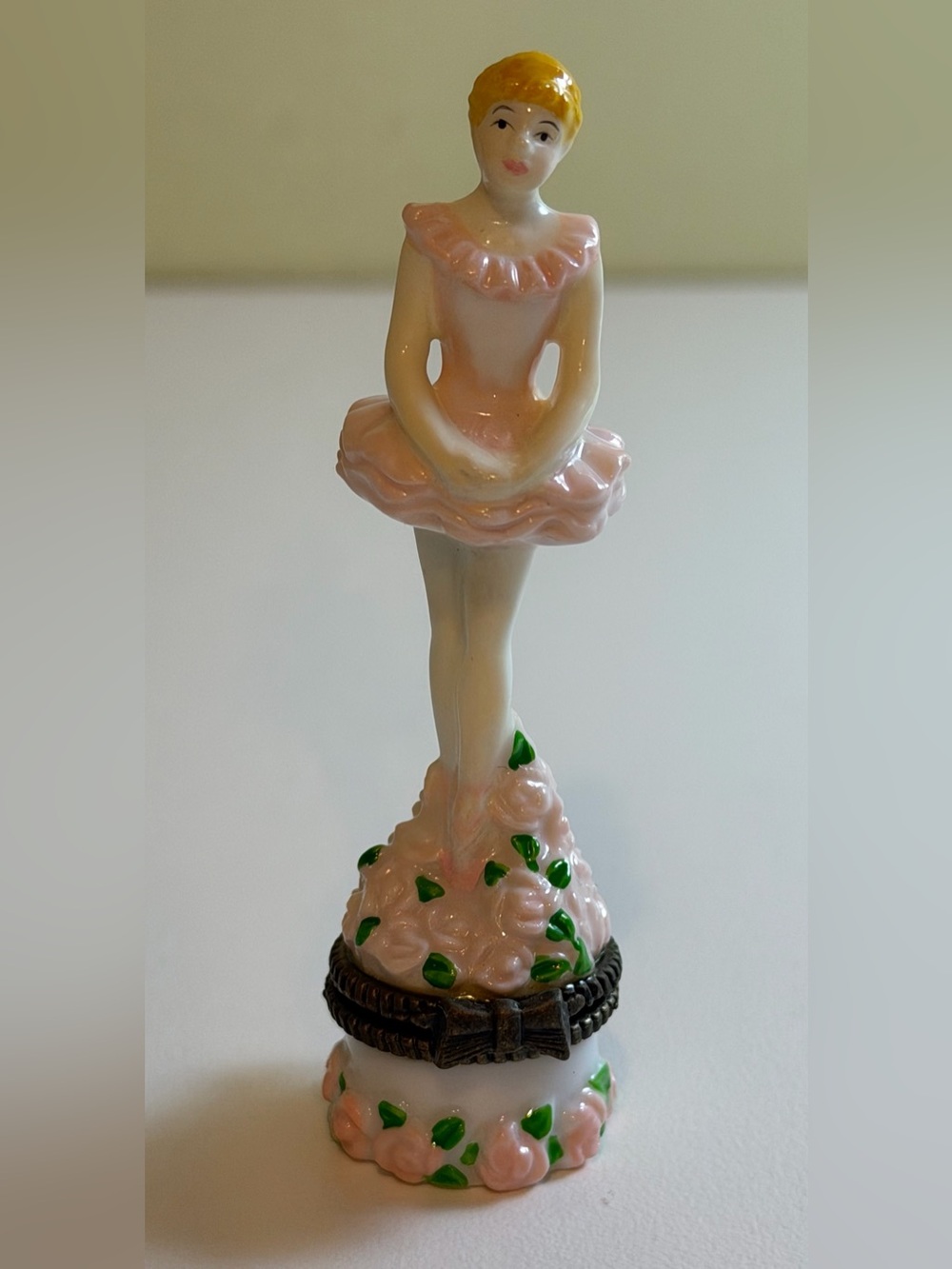 Vtg 90’s Midwest of Cannon Falls Ballerina Hinged Trinket Box Figurine Ballet